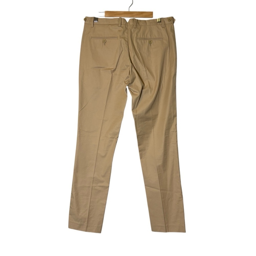 NWT Sandro Paris Women’s High Waisted Trouser E15 Prest Beige Cotton Pants-Sz 42 - Picture 5 of 7